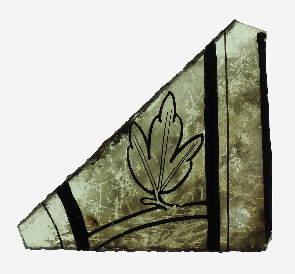 Glass Fragment, Glass, French 
