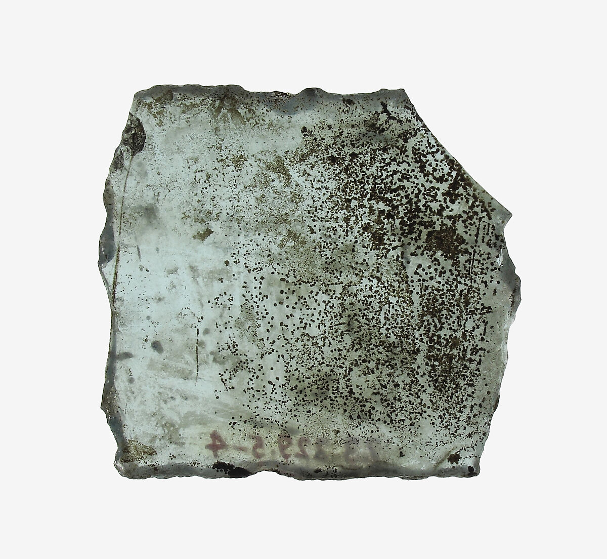 Glass Fragment, Colorless glass, French 