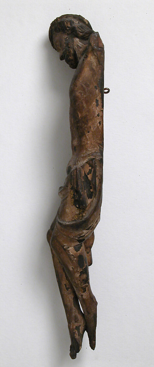 Christ, Walnut with traces of polychromy and gilding, French