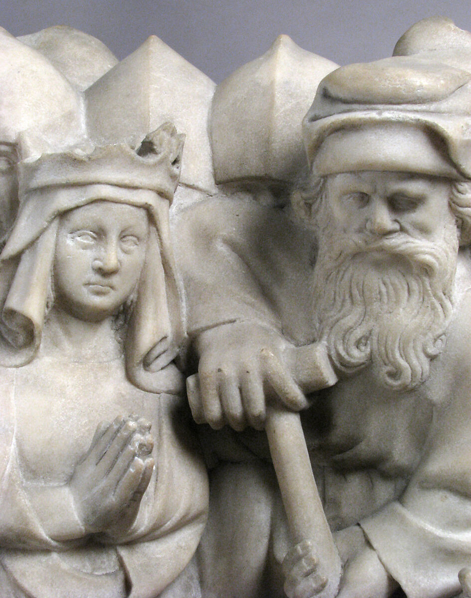 Relief with Scene from the Legend of the True Cross, Marble, South Netherlandish