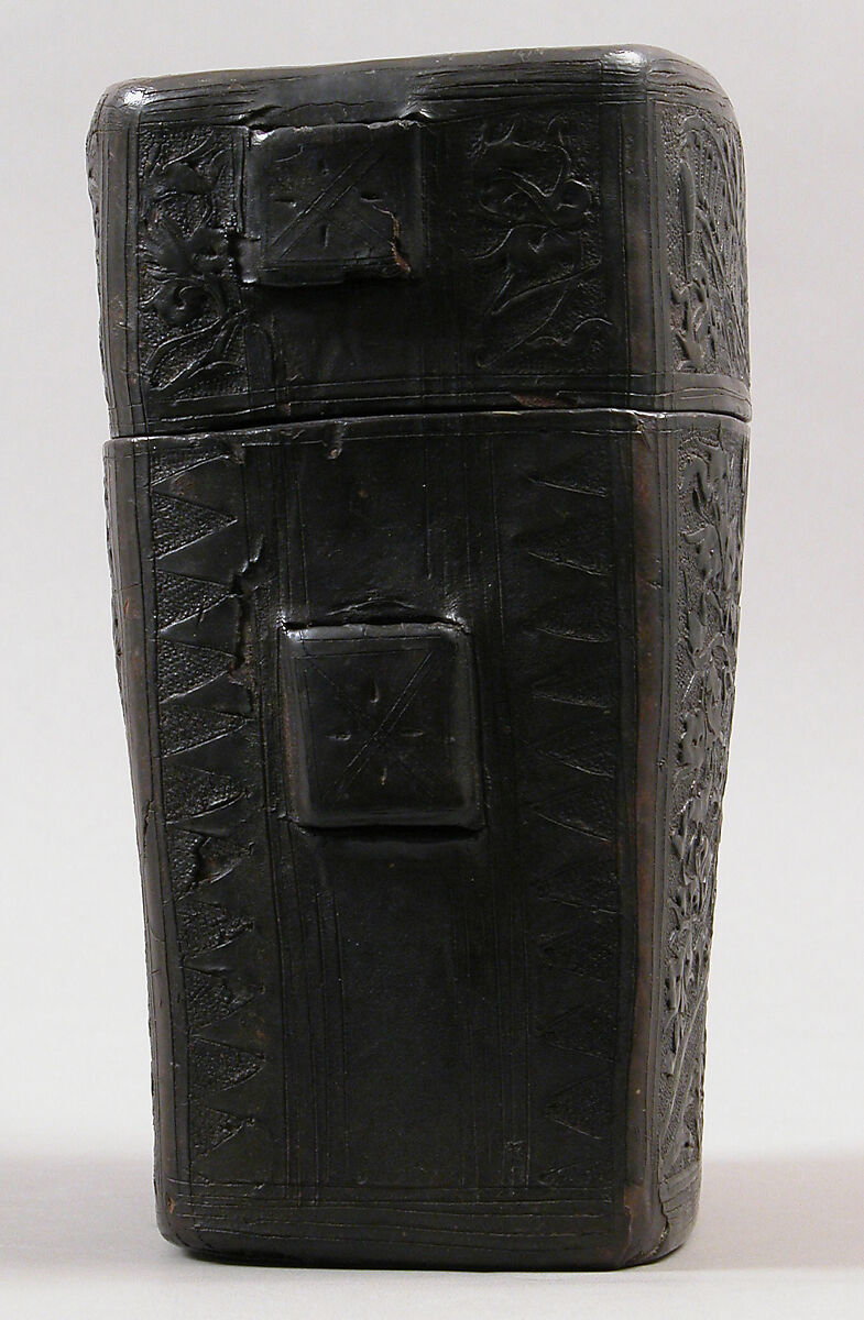 Missal Case, Cuir bouilli (tooled leather), French