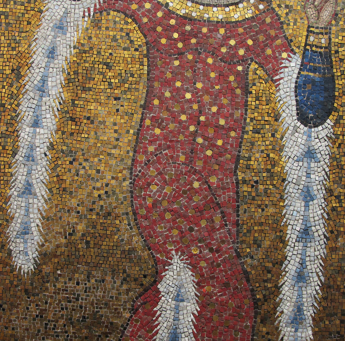 Salome, Tesserae, glass in wooden frame, Italian