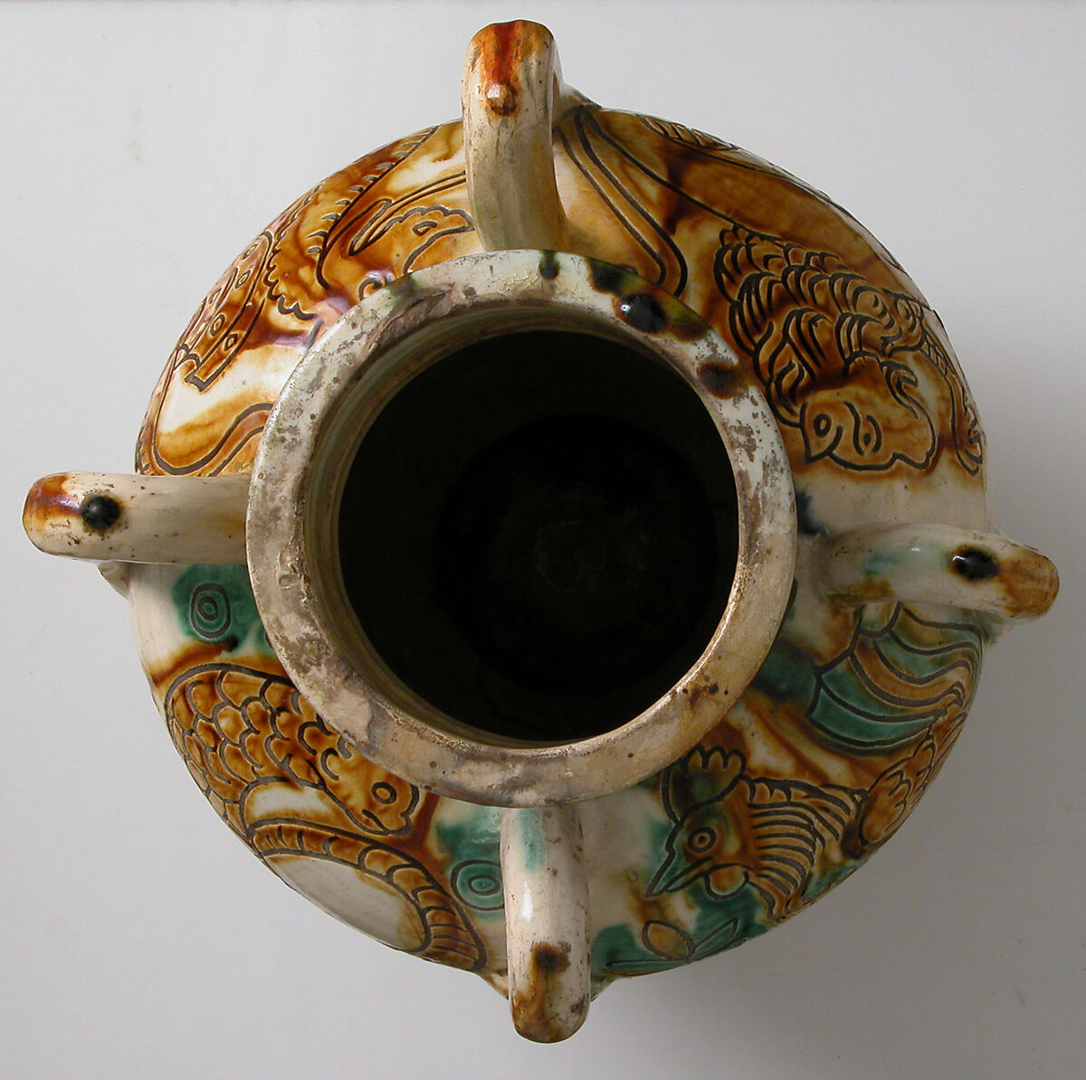 Vase, Earthenware, tin-glaze, Italian