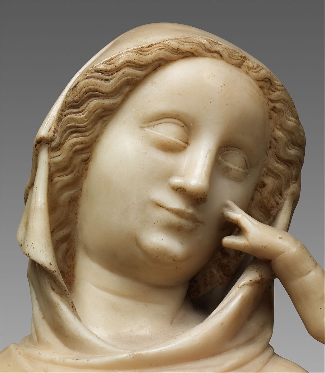 Virgin and Child, Marble with traces of gilding, South Netherlandish