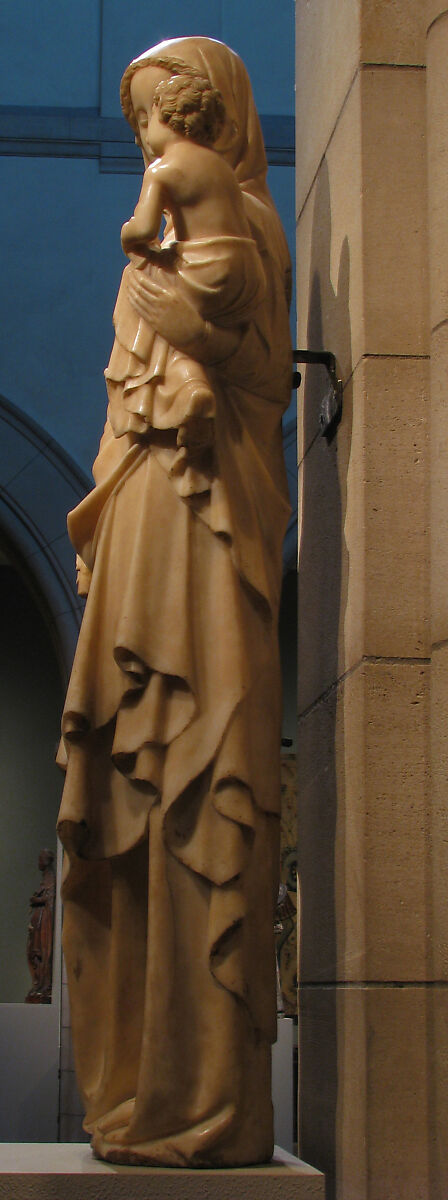 Virgin and Child, Marble with traces of gilding, South Netherlandish