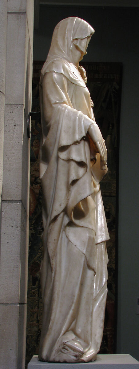 Virgin and Child, Marble with traces of gilding, South Netherlandish