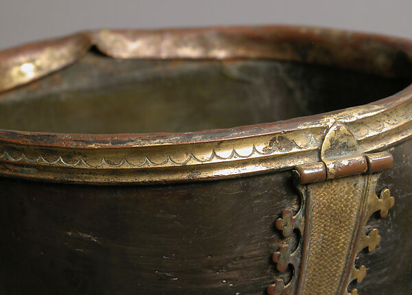 Chalice, Horn and gidled copper, European