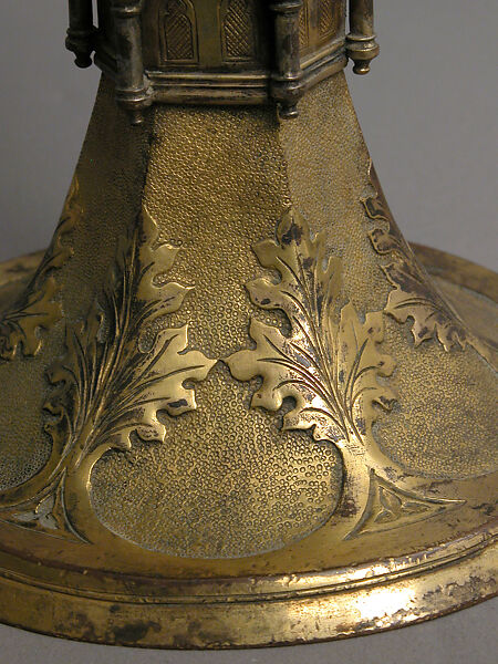Chalice, Horn and gidled copper, European