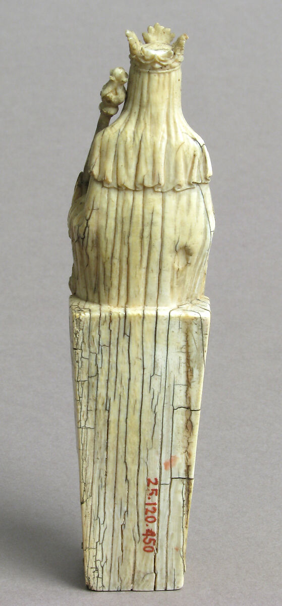 Virgin and Child, Elephant ivory, European (Medieval style)