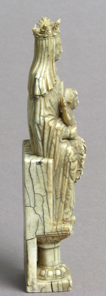 Virgin and Child, Elephant ivory, European (Medieval style)