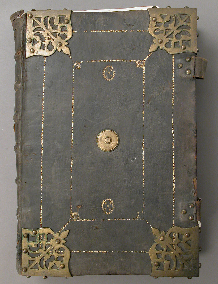 Breviarium Romanum, Paper, printing ink, leather binding with copper alloy mounts, French 