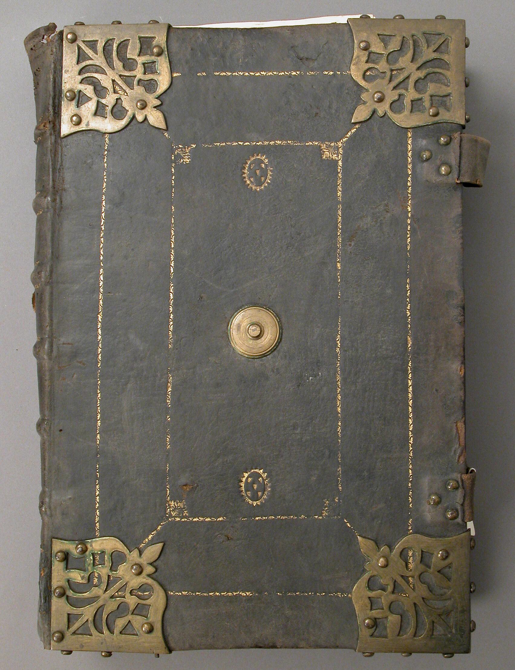 革表紙の本1894年Breviarium Romanum ローマ日課書/K586 source