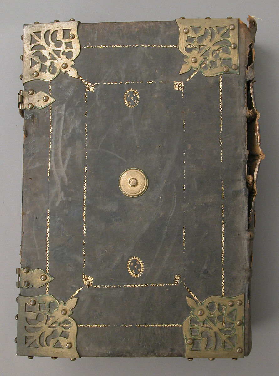Breviarium Romanum, Paper, printing ink, leather binding with copper alloy mounts, French