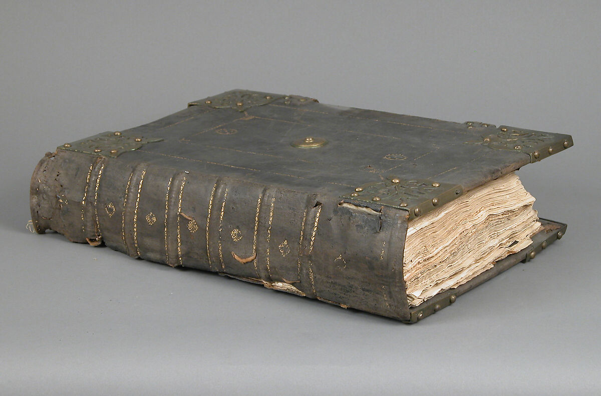 Breviarium Romanum, Paper, printing ink, leather binding with copper alloy mounts, French