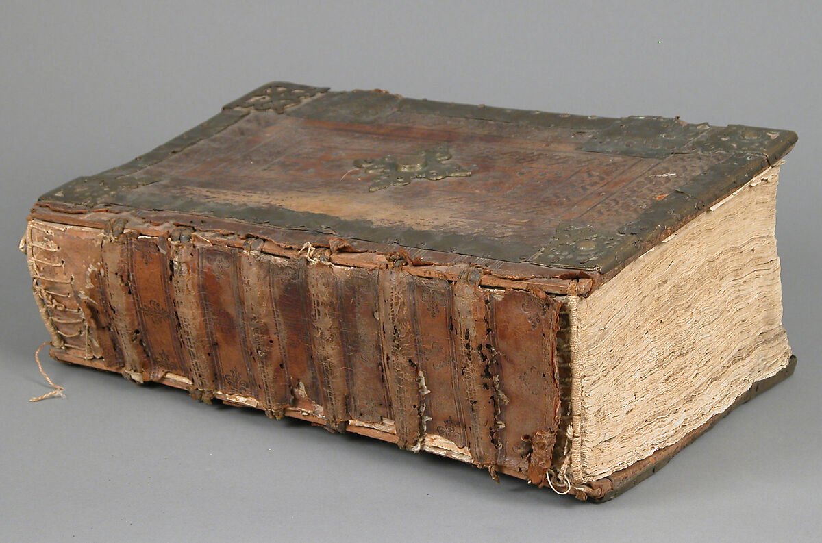 Breviarium Romanum, Jan van Keerberghen (Printer), Paper; leather binding with copper alloy mounts, and wood, South Netherlandish