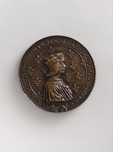 Medal Louis XII, King of France (r. 1498–15155), and Anne of Brittany (1476–1514)
