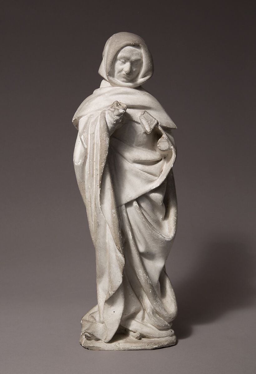 Mourner, Plaster, Franco-Netherlandish 