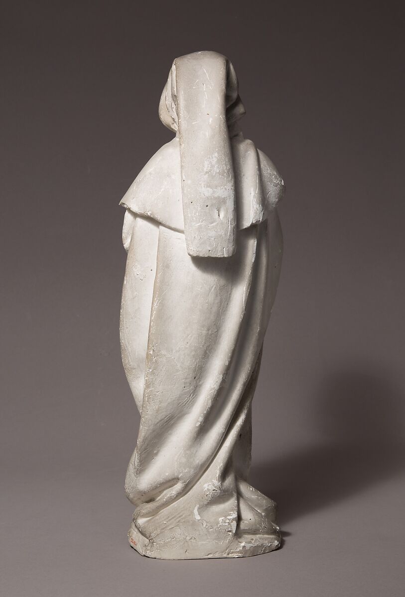 Mourner, Plaster, Franco-Netherlandish