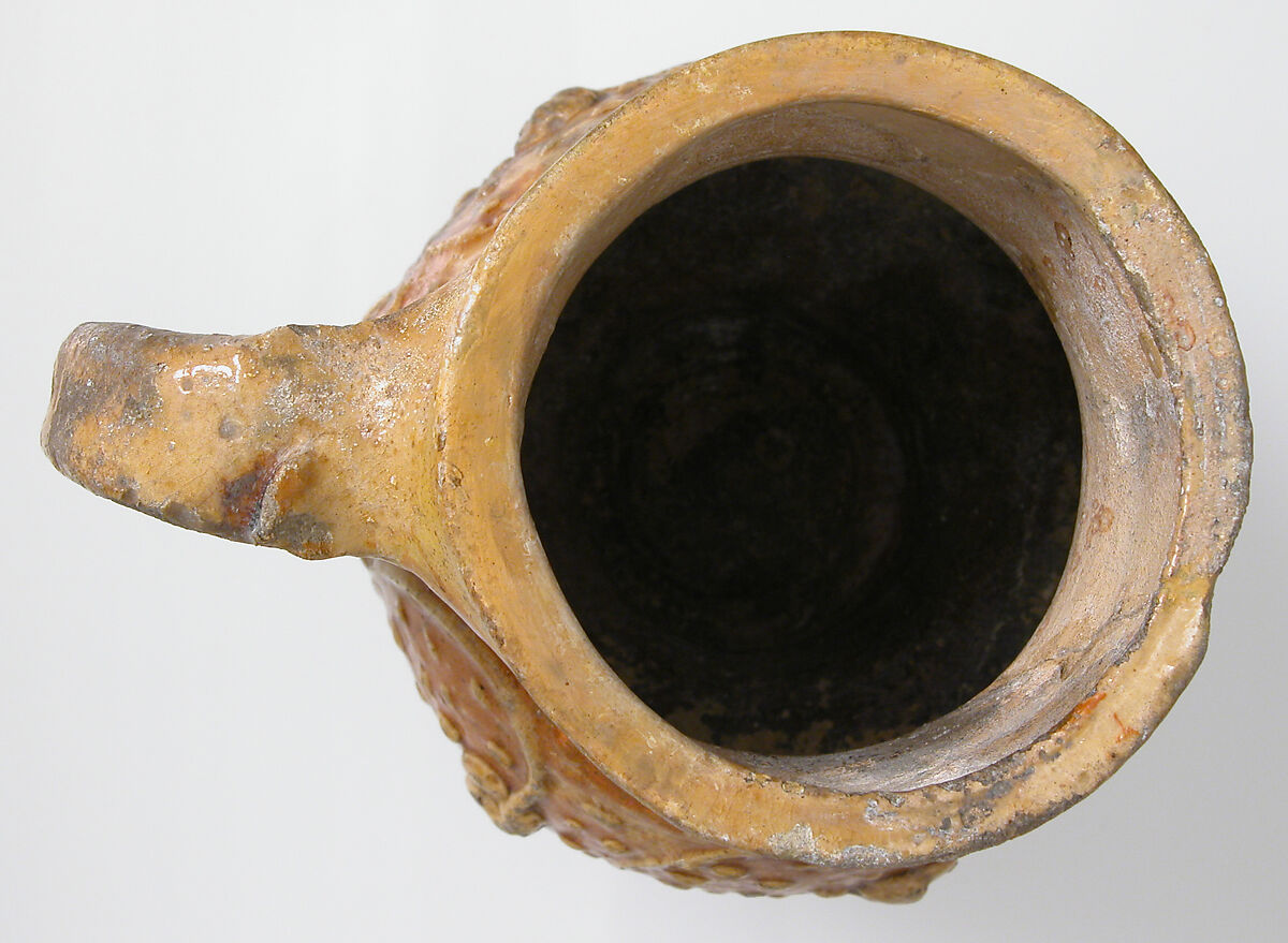 Jug, Glazed earthenware, German