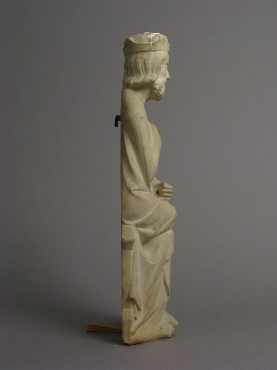 Seated King, Probably Herod, Marble, South Netherlandish