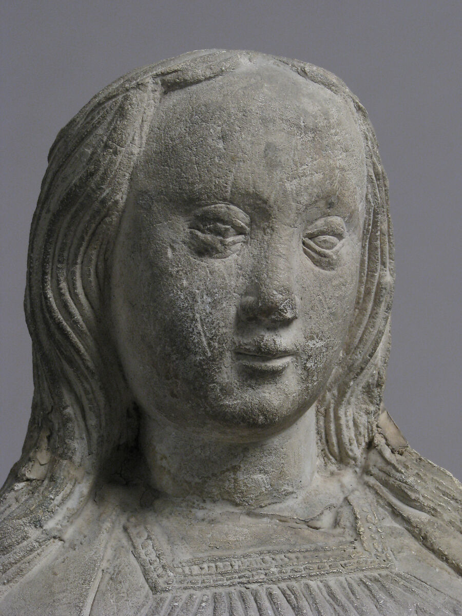 Virgin and Child, Limestone, French