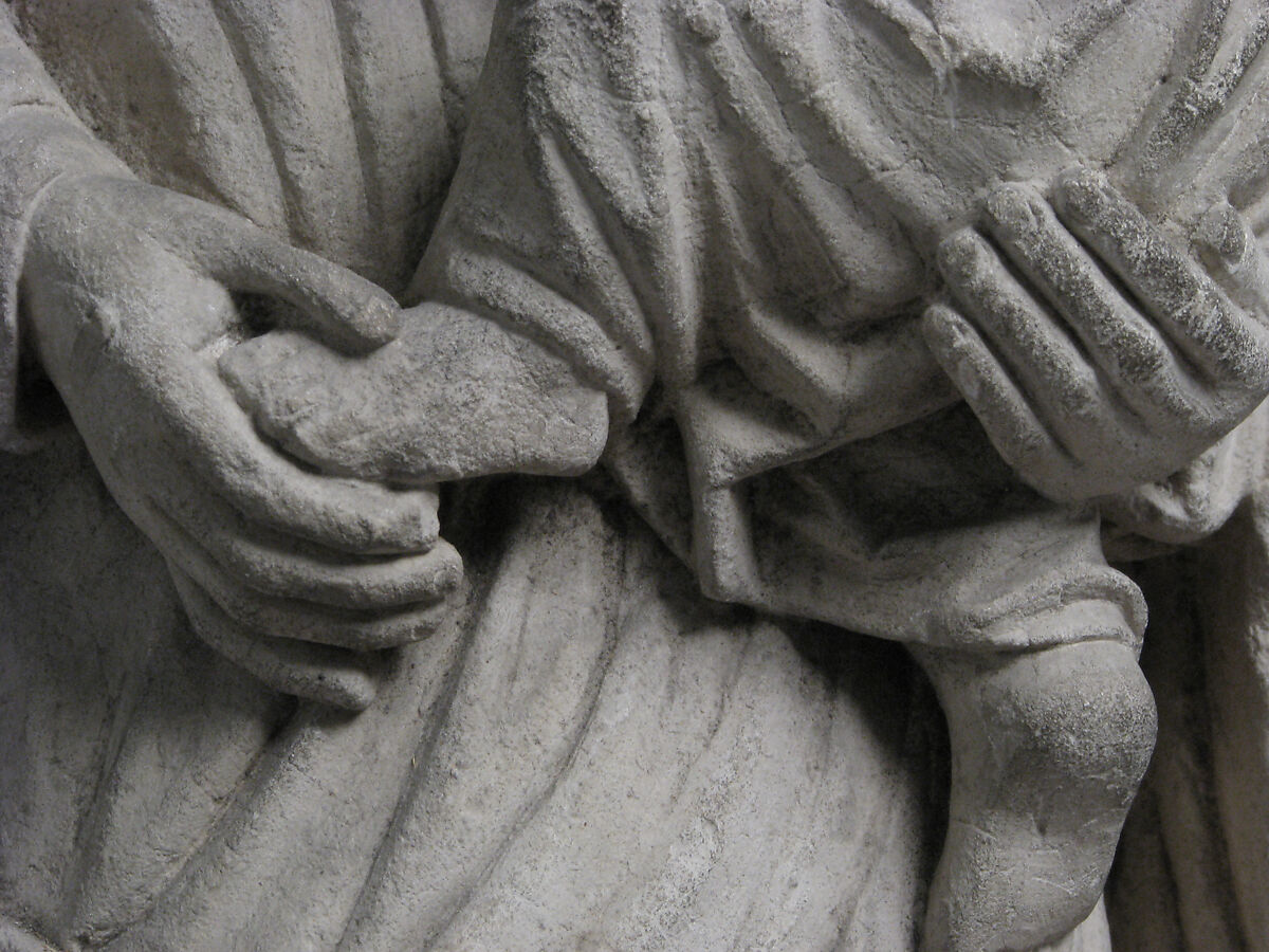 Virgin and Child, Limestone, French