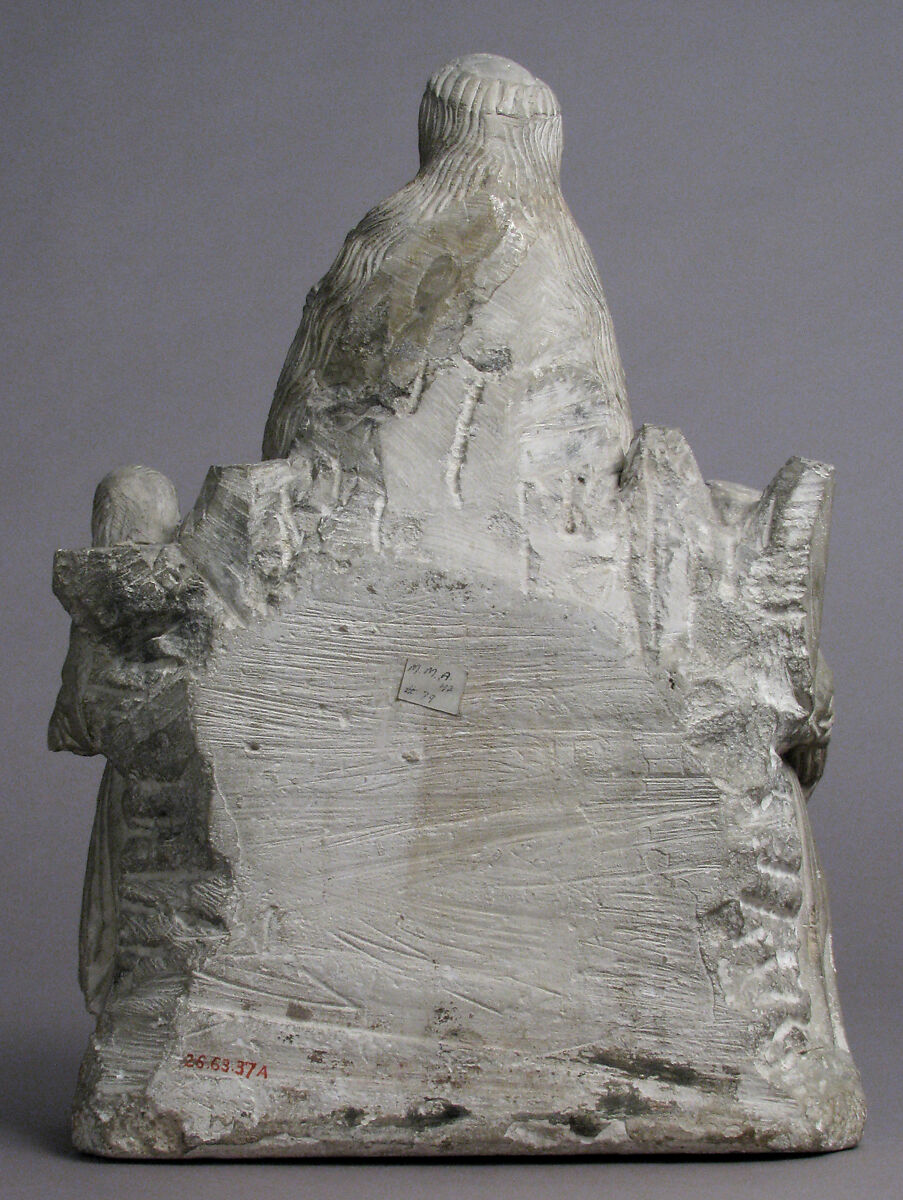 Virgin and Child, Limestone, French