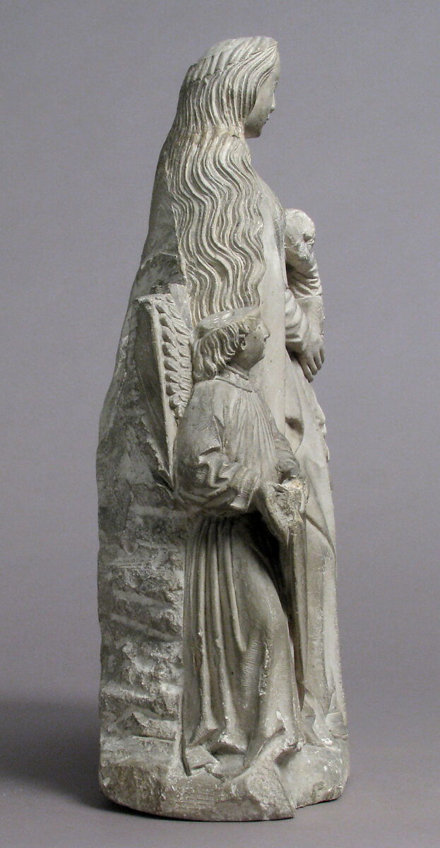 Virgin and Child, Limestone, French