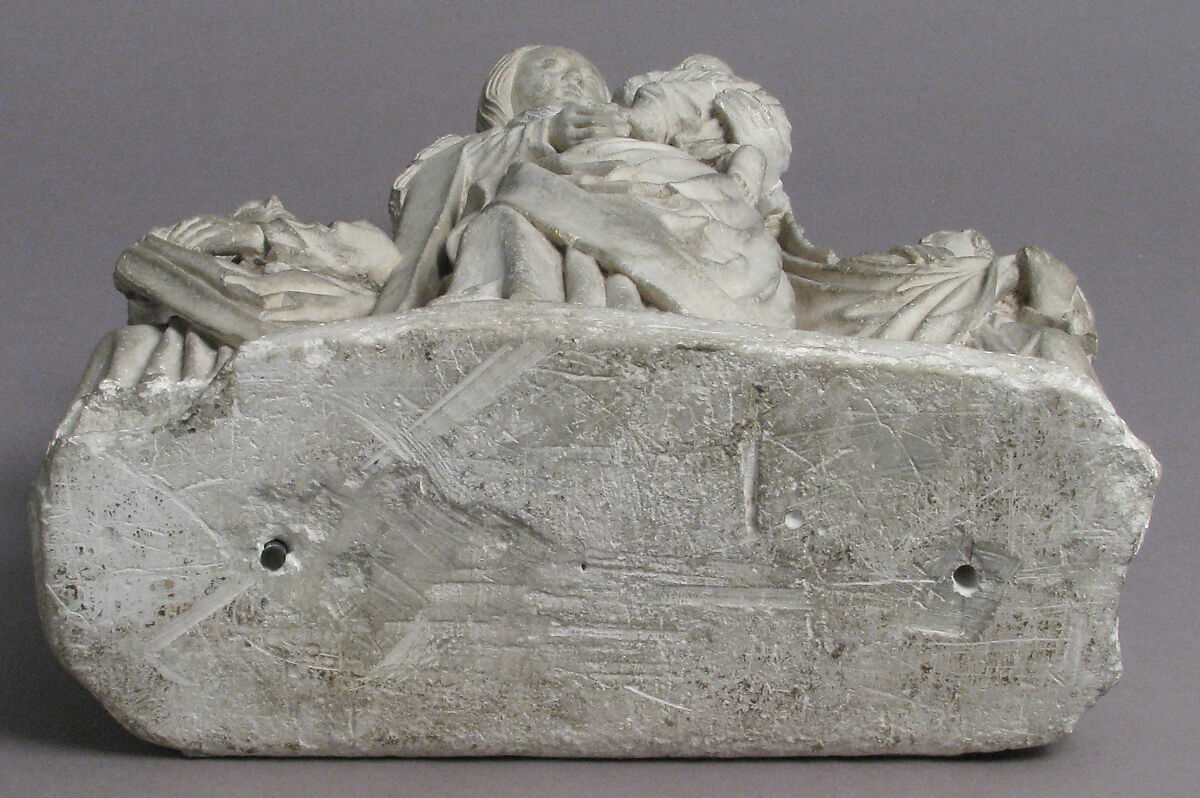 Virgin and Child, Limestone, French