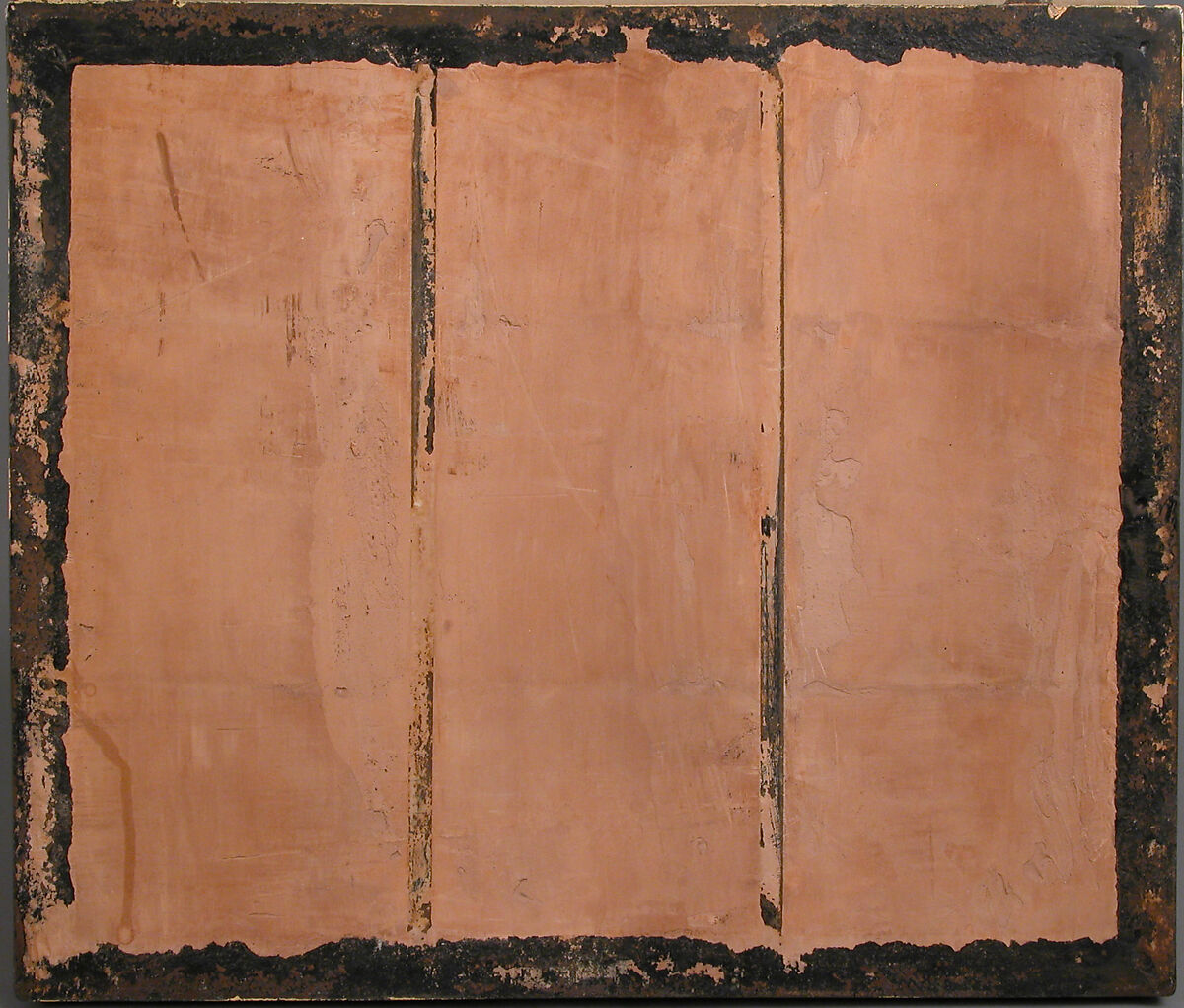 Mosaic with a Peacock and Flowers, Tesserae mounted in metal frame, Roman or Byzantine