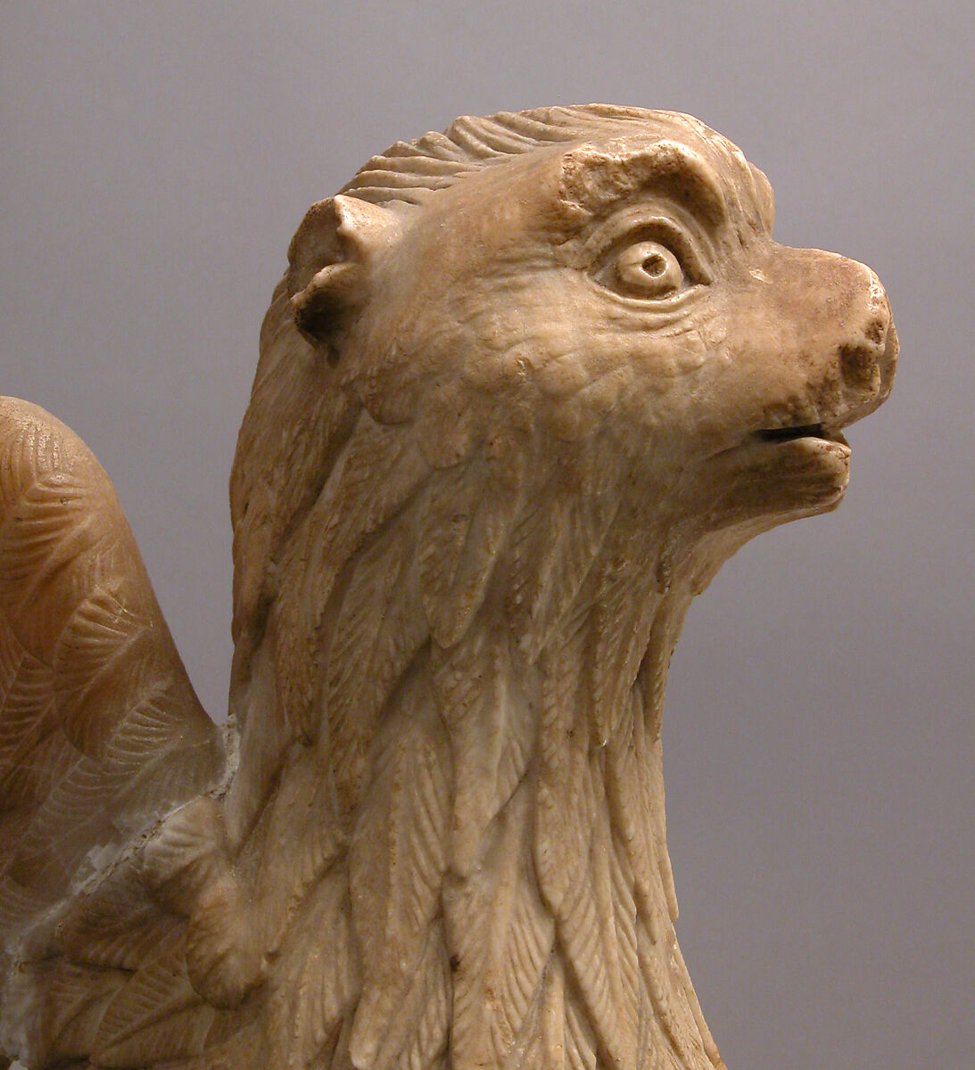 Griffin and Other Monster, Gil de Siloe (Spanish, active 1475–1505), Alabaster, Spanish