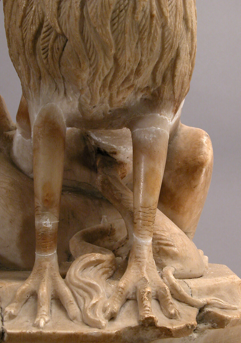 Griffin and Other Monster, Gil de Siloe (Spanish, active 1475–1505), Alabaster, Spanish