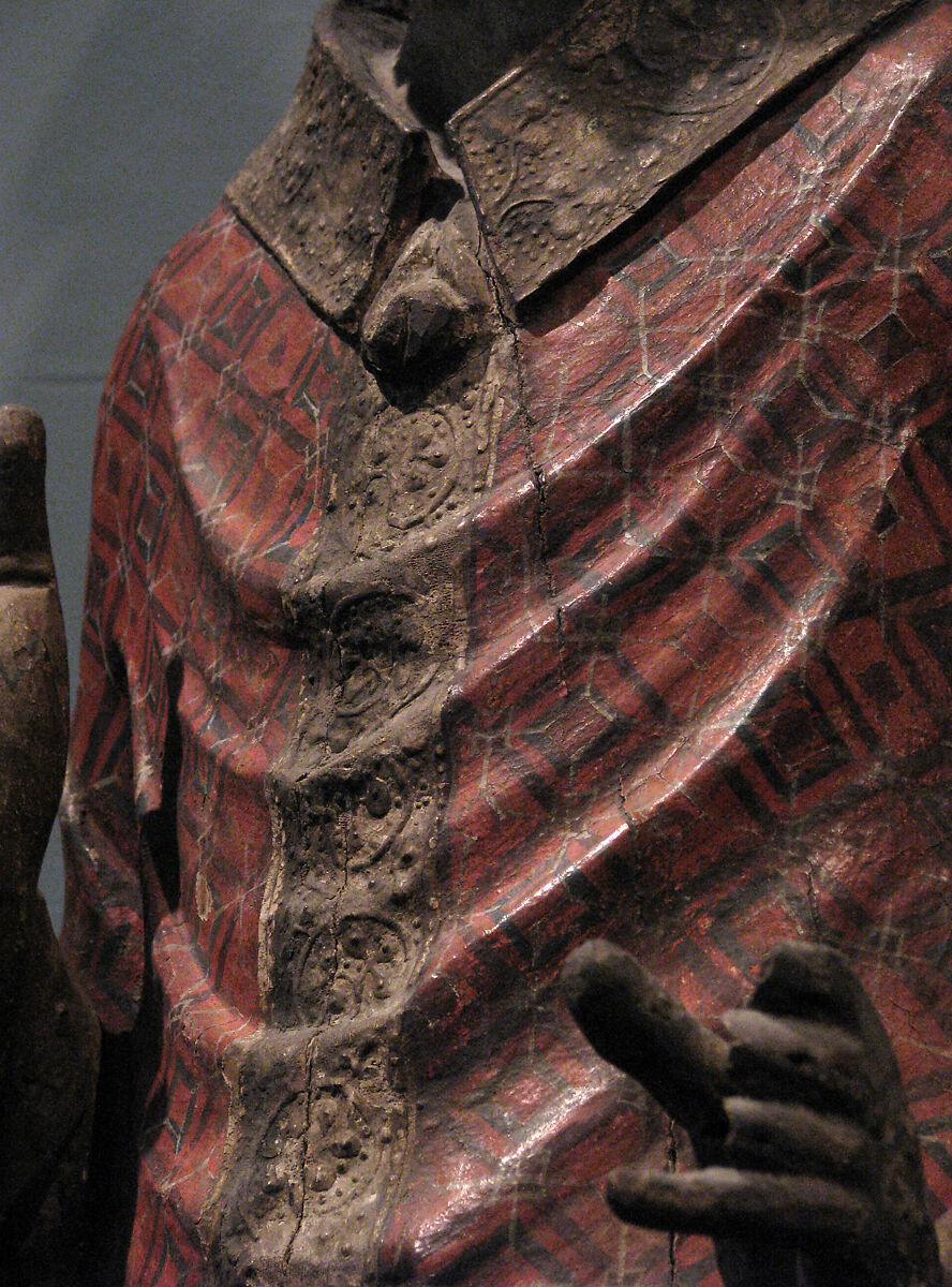 Saint Peter as the First Pope, Pine partially covered with canvas, gesso, and paint, Catalan