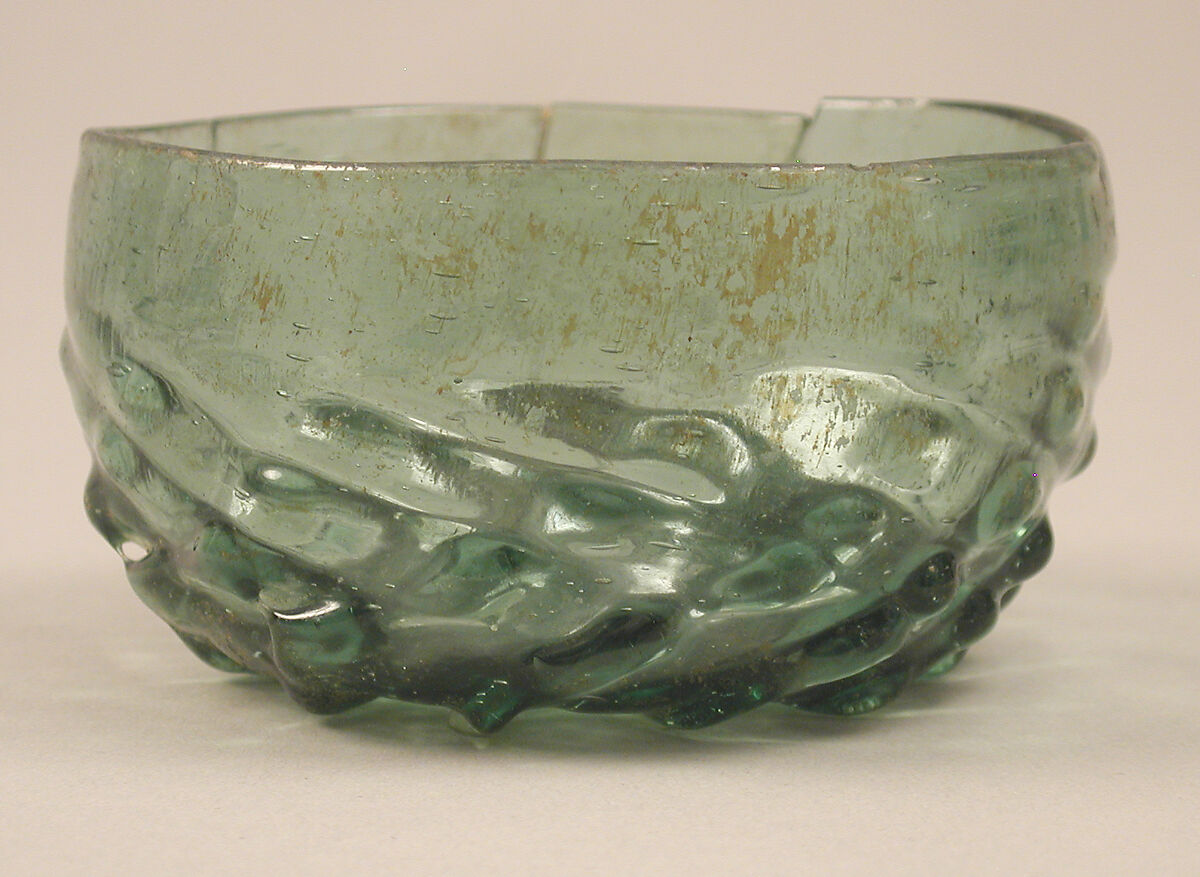 Drinking Bowl, Green glass, German