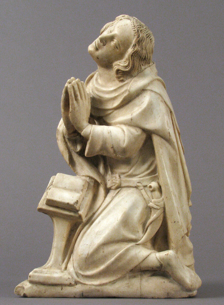 Saint Elzéar, Alabaster, French 