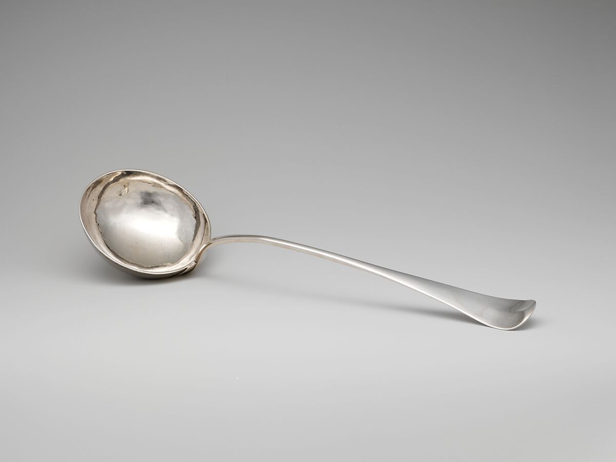 Ladle, John Burt Lyng (active ca. 1761–85), Silver, American 