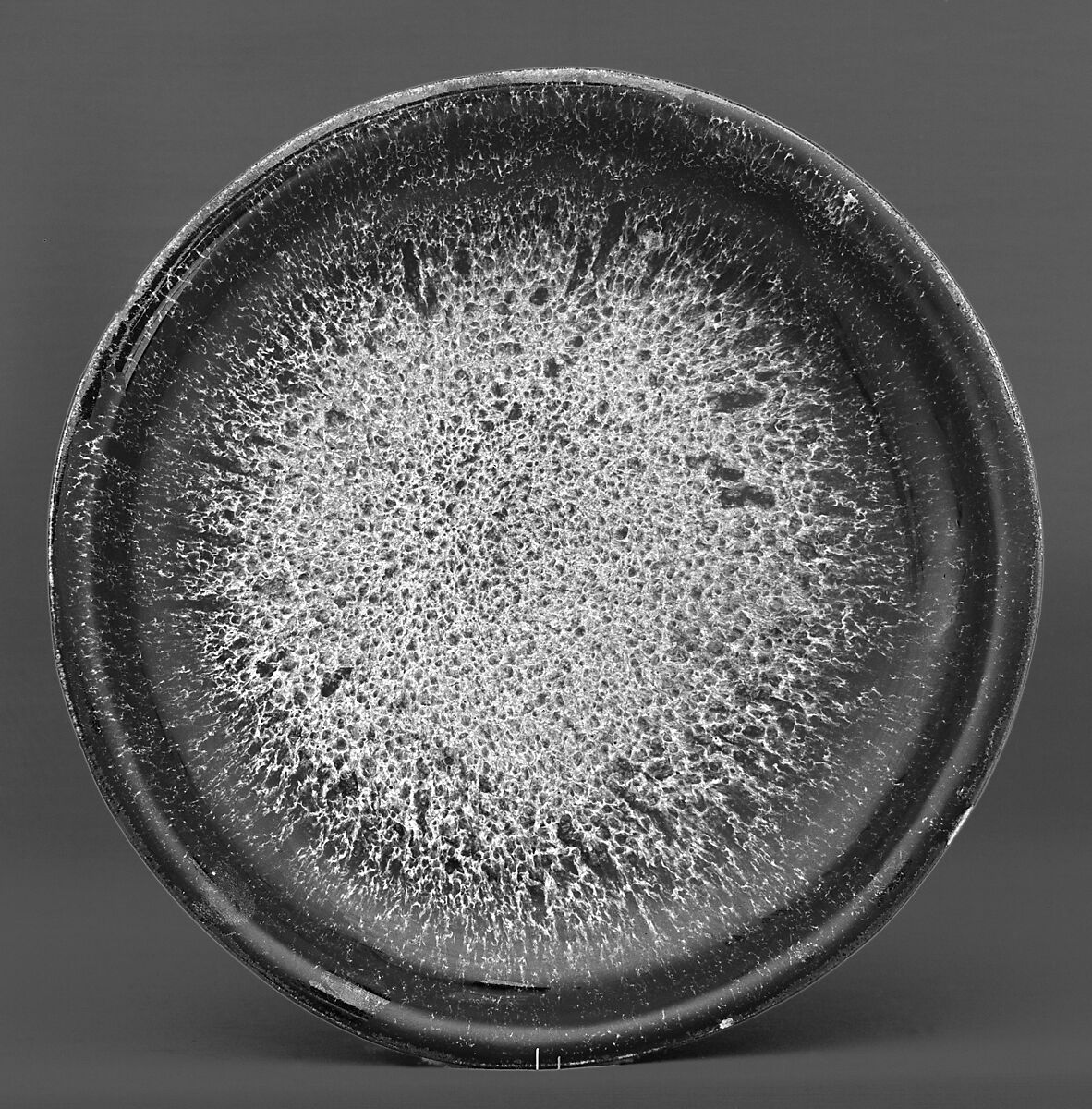 Dish, StonStoneware with flambé glaze (Shiwan ware), China 