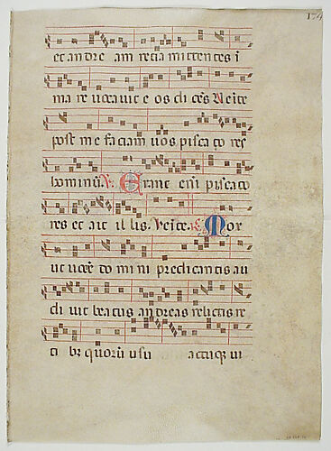 Bifolium from an Antiphonary