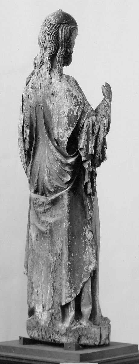 Saint James the Lesser, Wood, painted, in some places over gesso and canvas, German