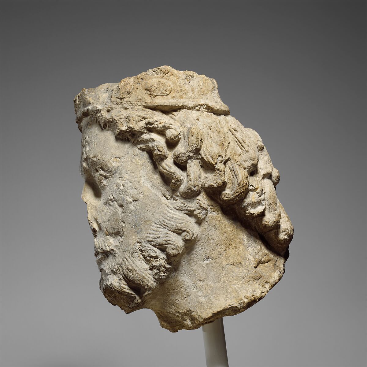 Head of a King, Limestone, French