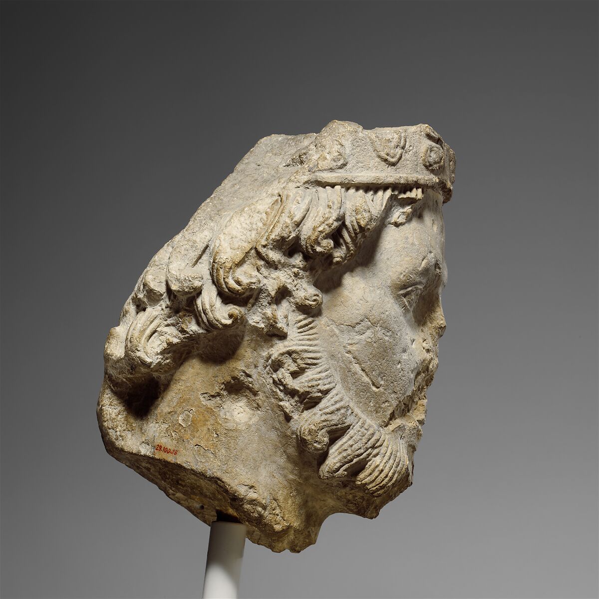 Head of a King, Limestone, French