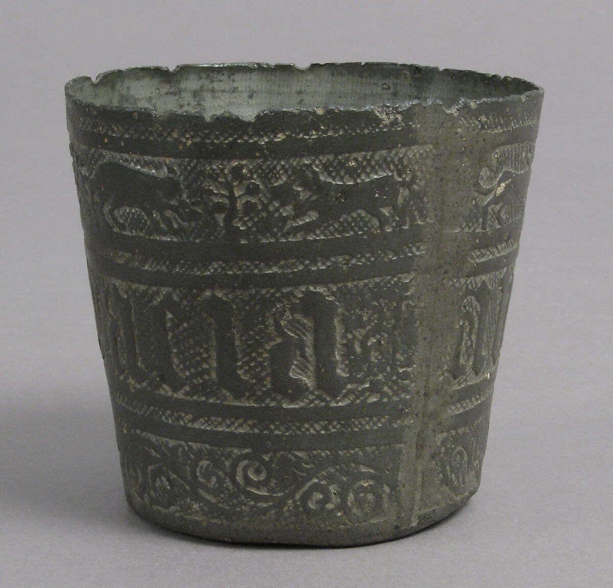 Beaker, Pewter, French