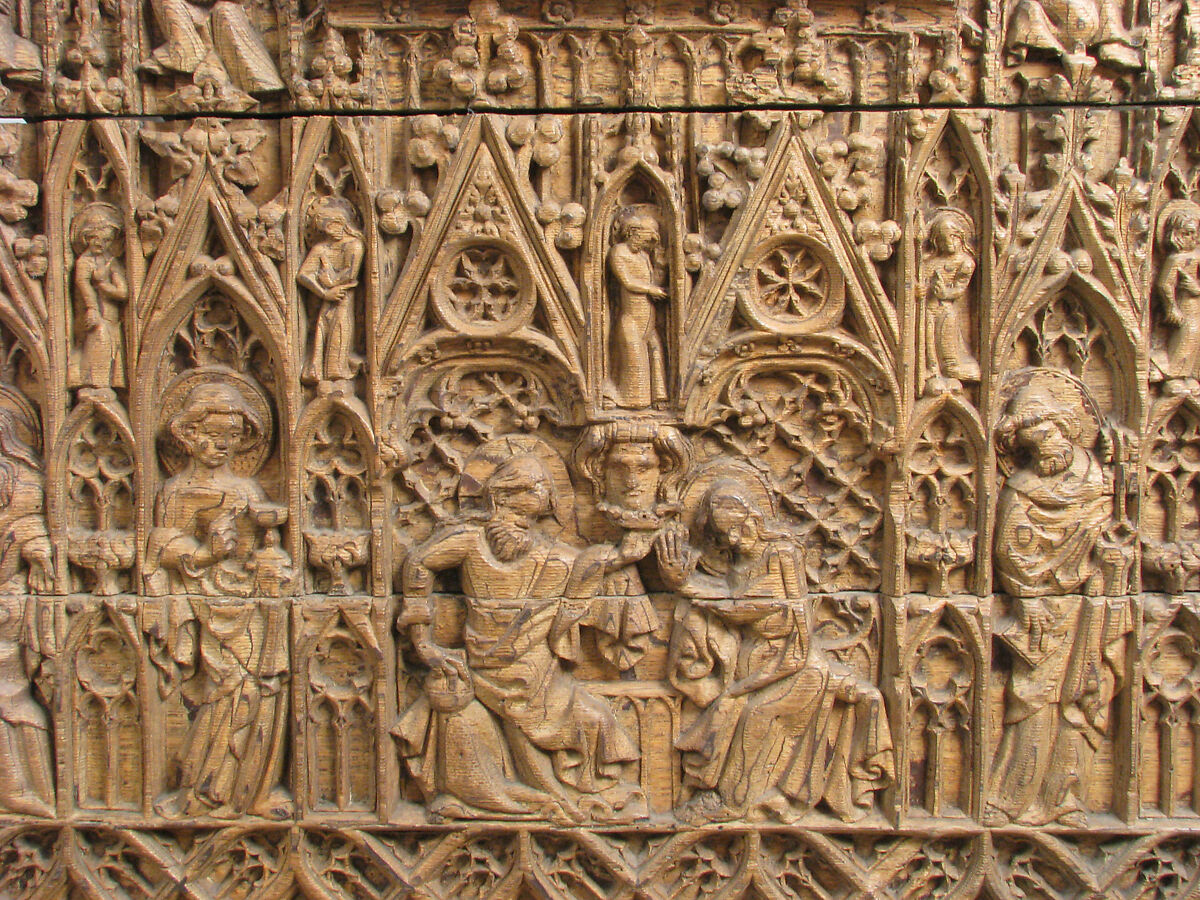 Altar Frontal, Oak, British