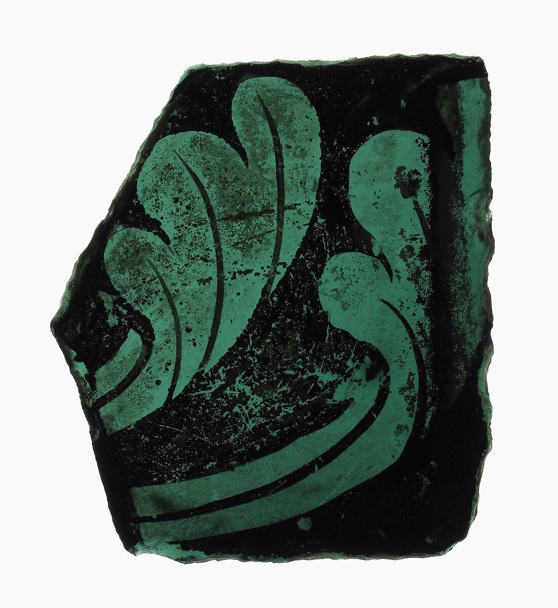 Glass Fragment, Pot metal glass, European