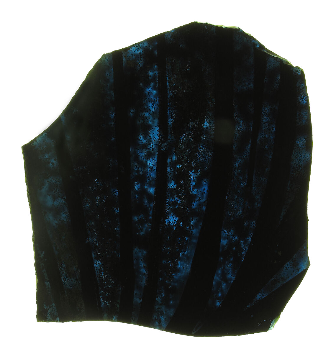 Glass Fragment, Pot metal glass, European 