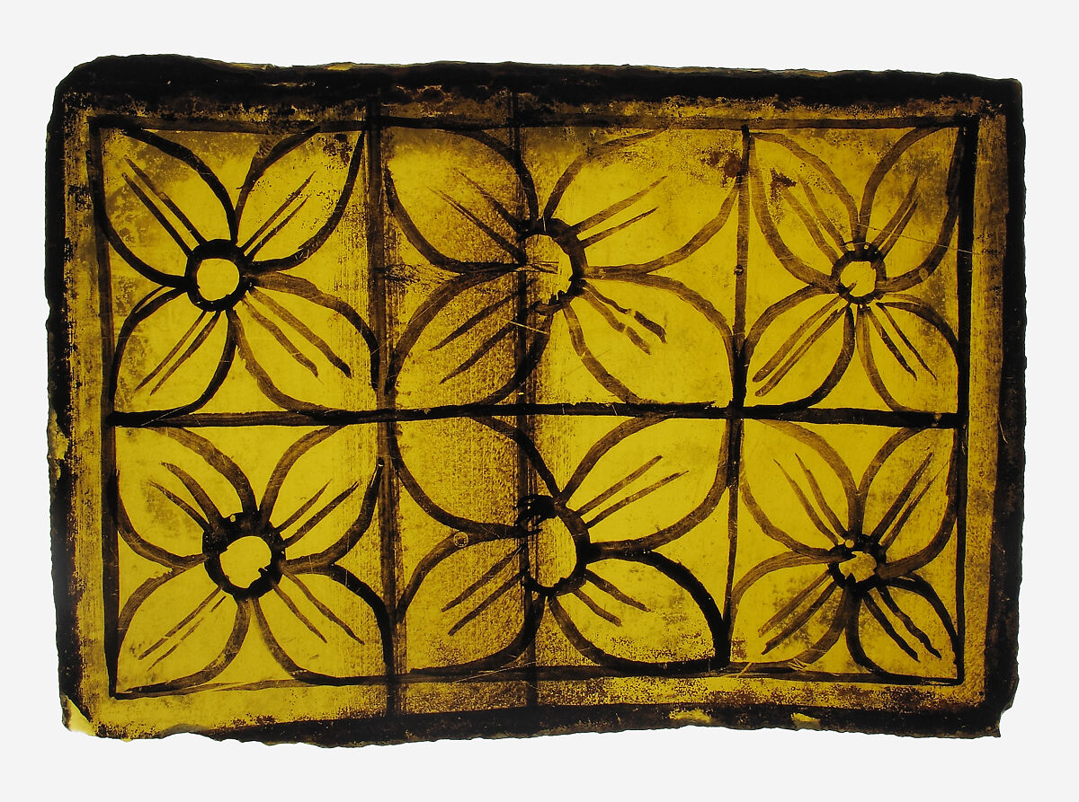 Glass Fragment, Pot metal glass, European