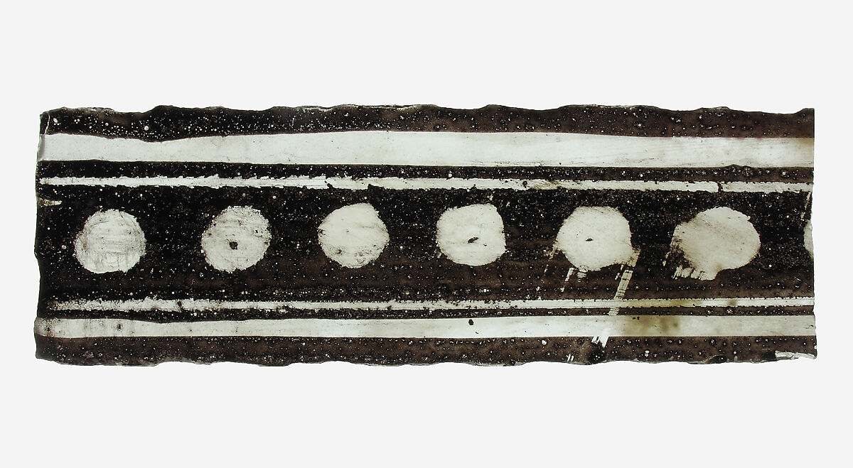 Glass Fragment, Colorless glass, European