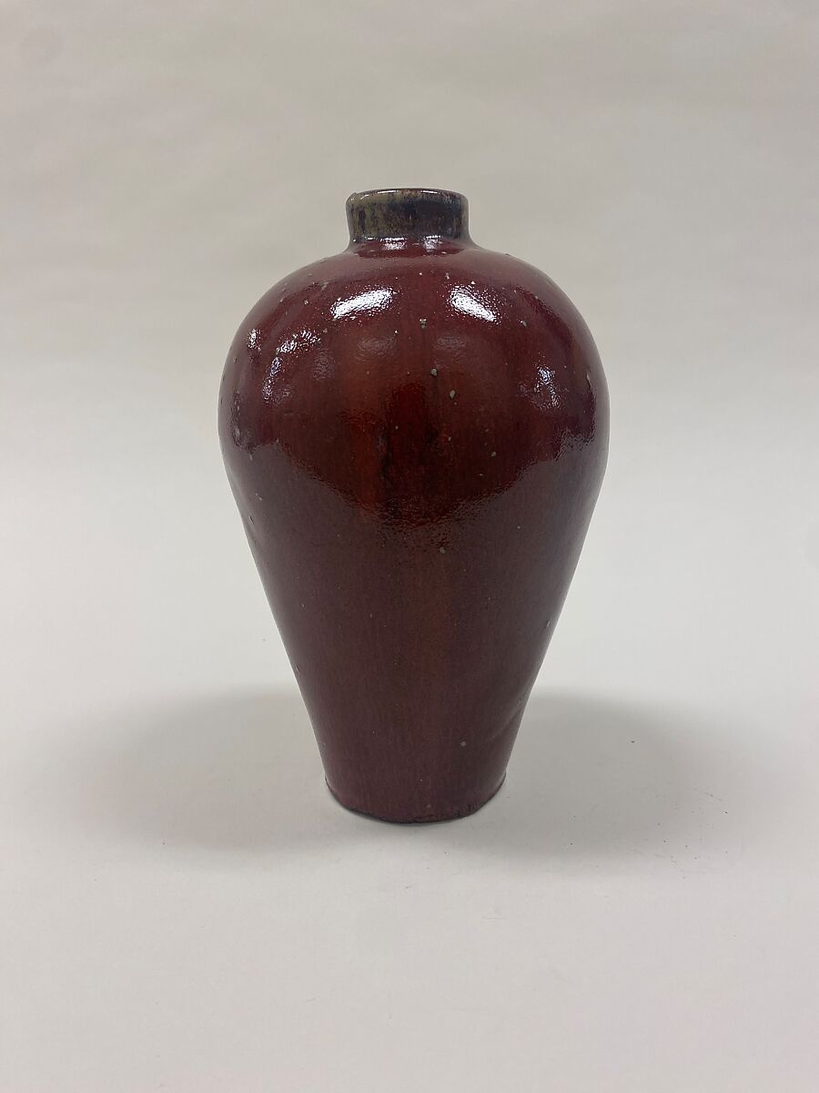 Meiping vase, Stoneware with Jun-type glaze (Shiwan ware), China 