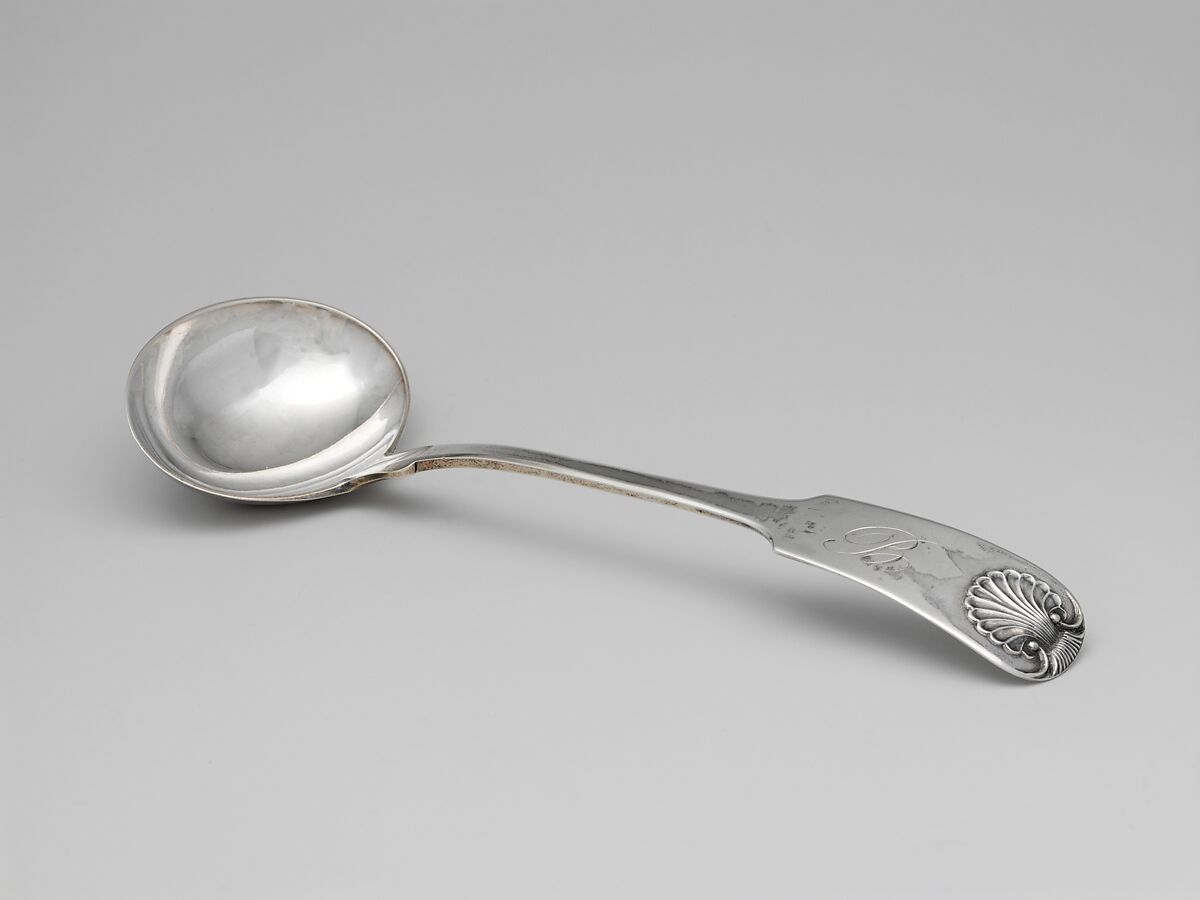 Ladle, James D. Stout (active ca. 1805–39), Silver, American 