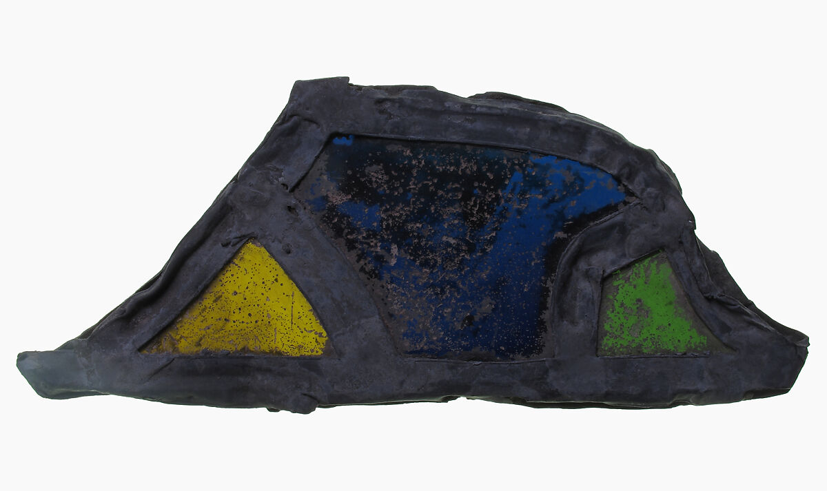 Glass Fragment, Pot metal glass, European 